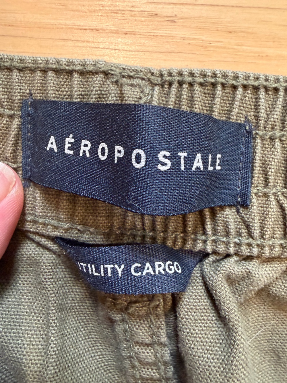 Aeropostale Women’s Large Olive Utility Cargo Pants Y2K Gorpcore Utility - Picture 3 of 10